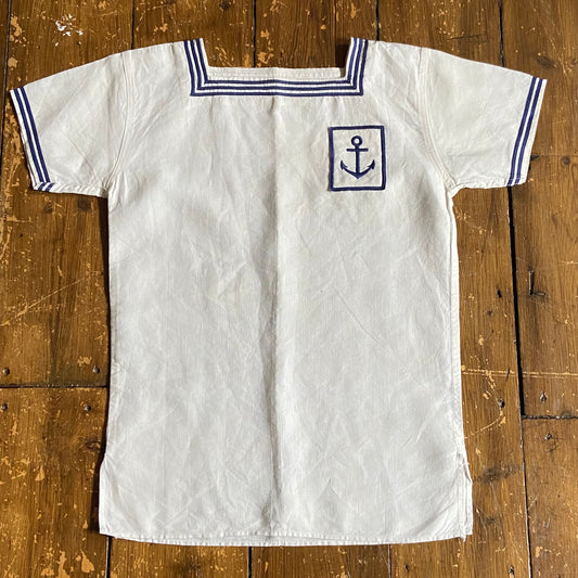 Circa 1960s French naval shirt, small