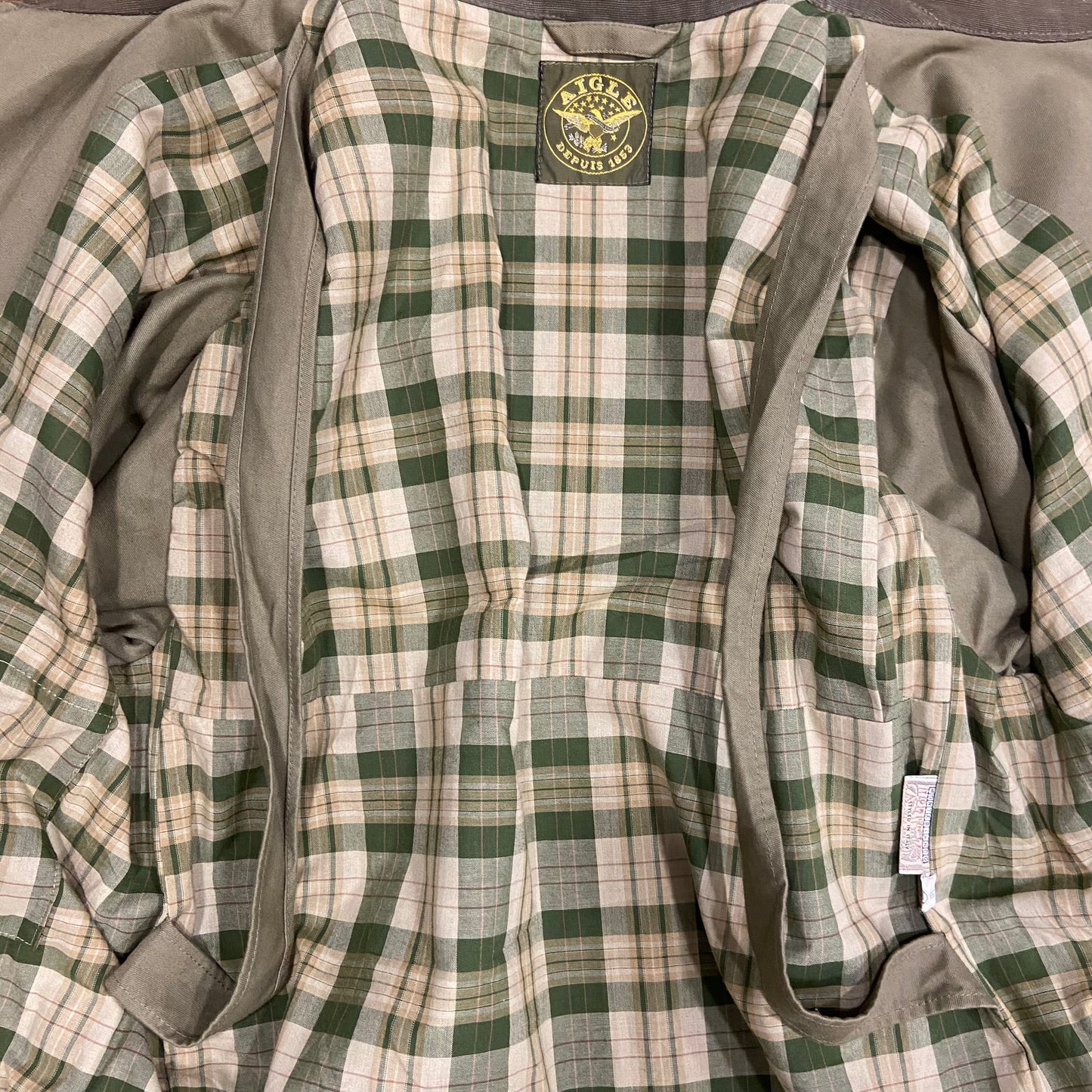 French hunting jacket by Aigle, size L / XL