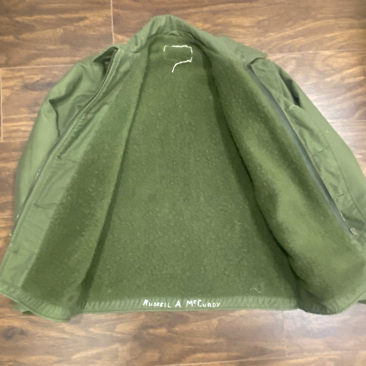 US Navy A2 deck jacket size large