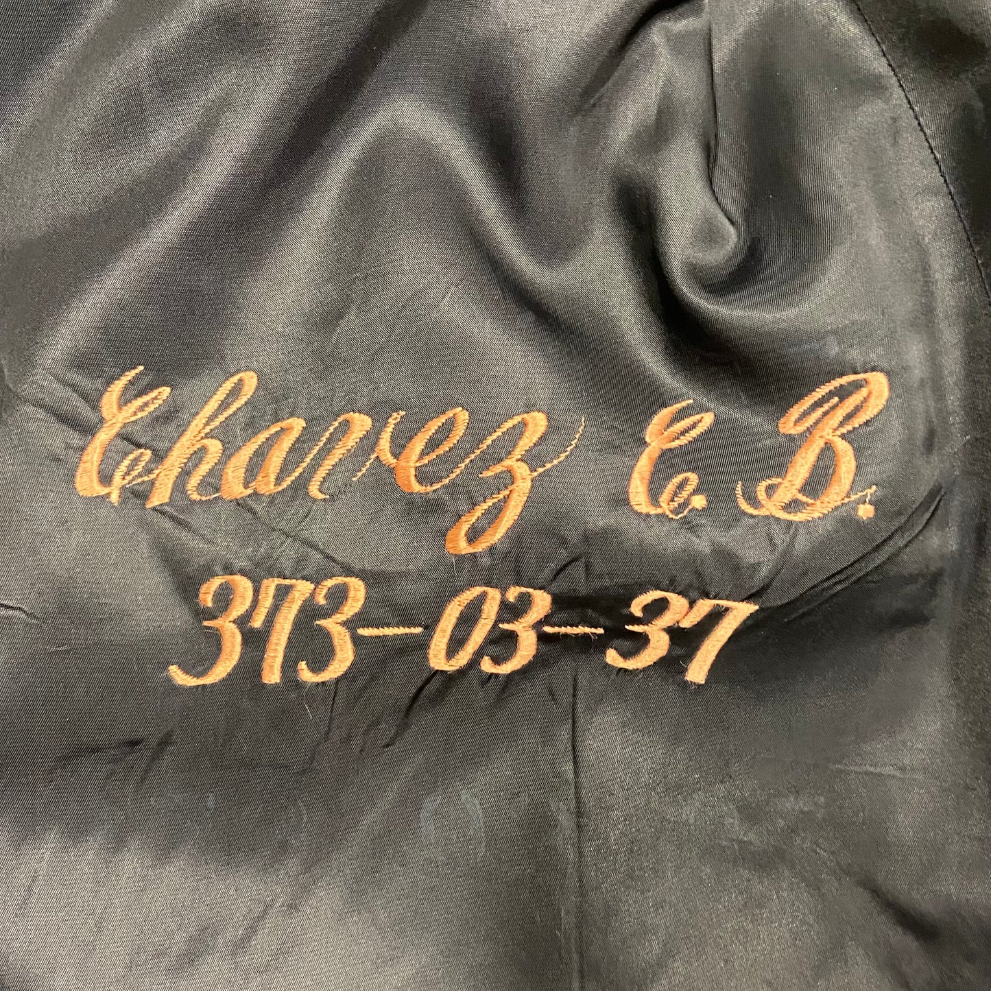 WW2 US Navy 10 button pea coat, embroidered, size small