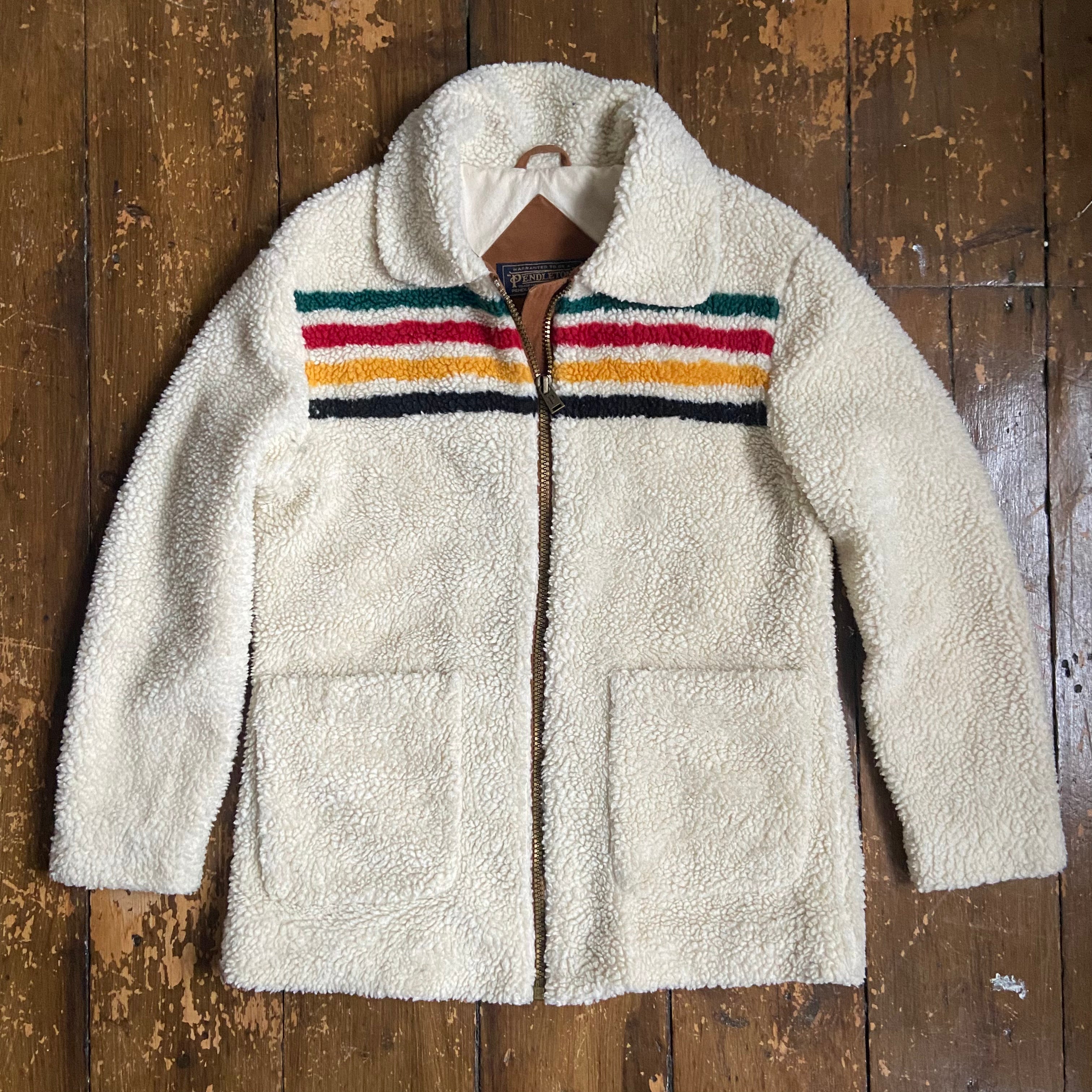 Pendleton Hudson Bay fleece jacket medium Ben s Vintage Clothing