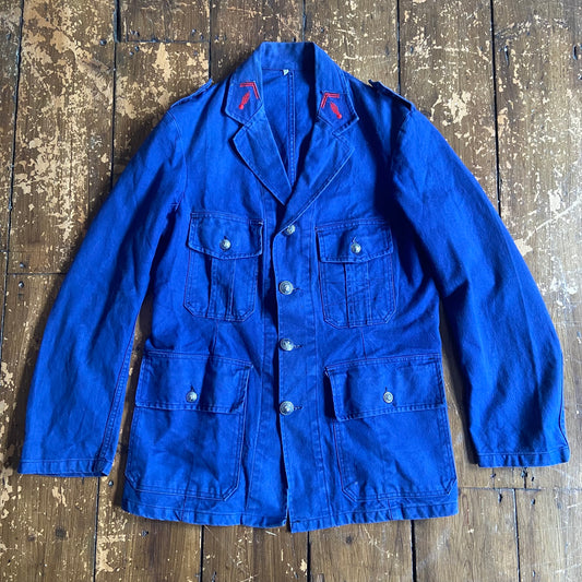 1950s/60s French Firefighters workwear jacket, size medium