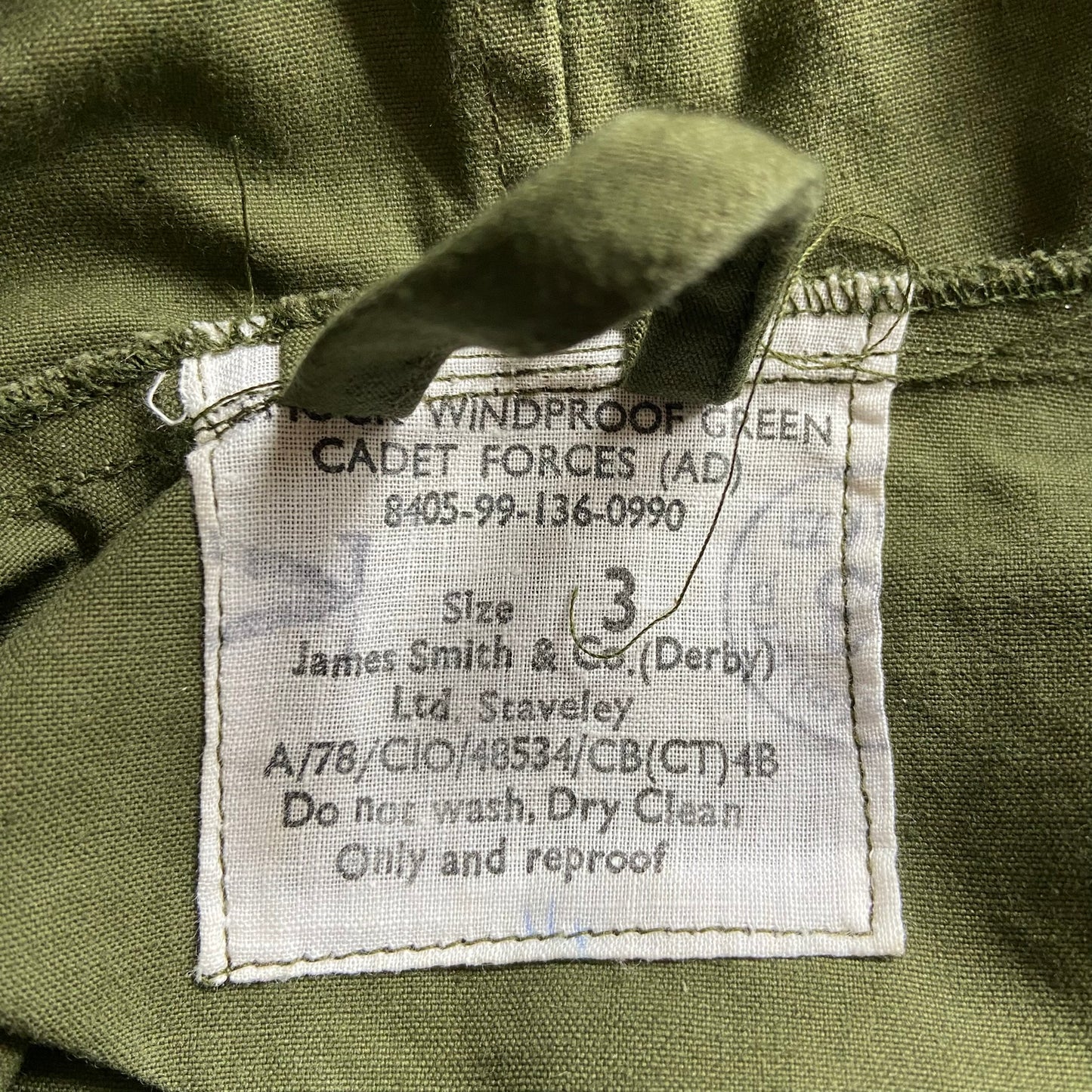 British Army cadet smock size 3 S/M
