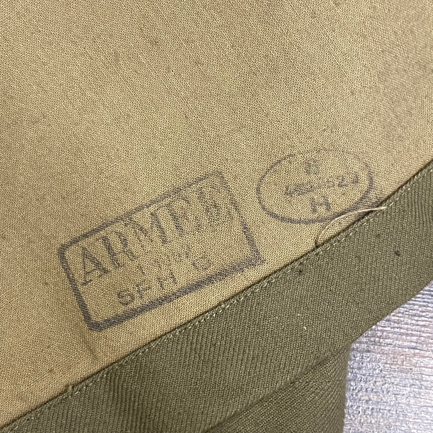 Deadstock 1952 dated French Army M47 jacket, size large
