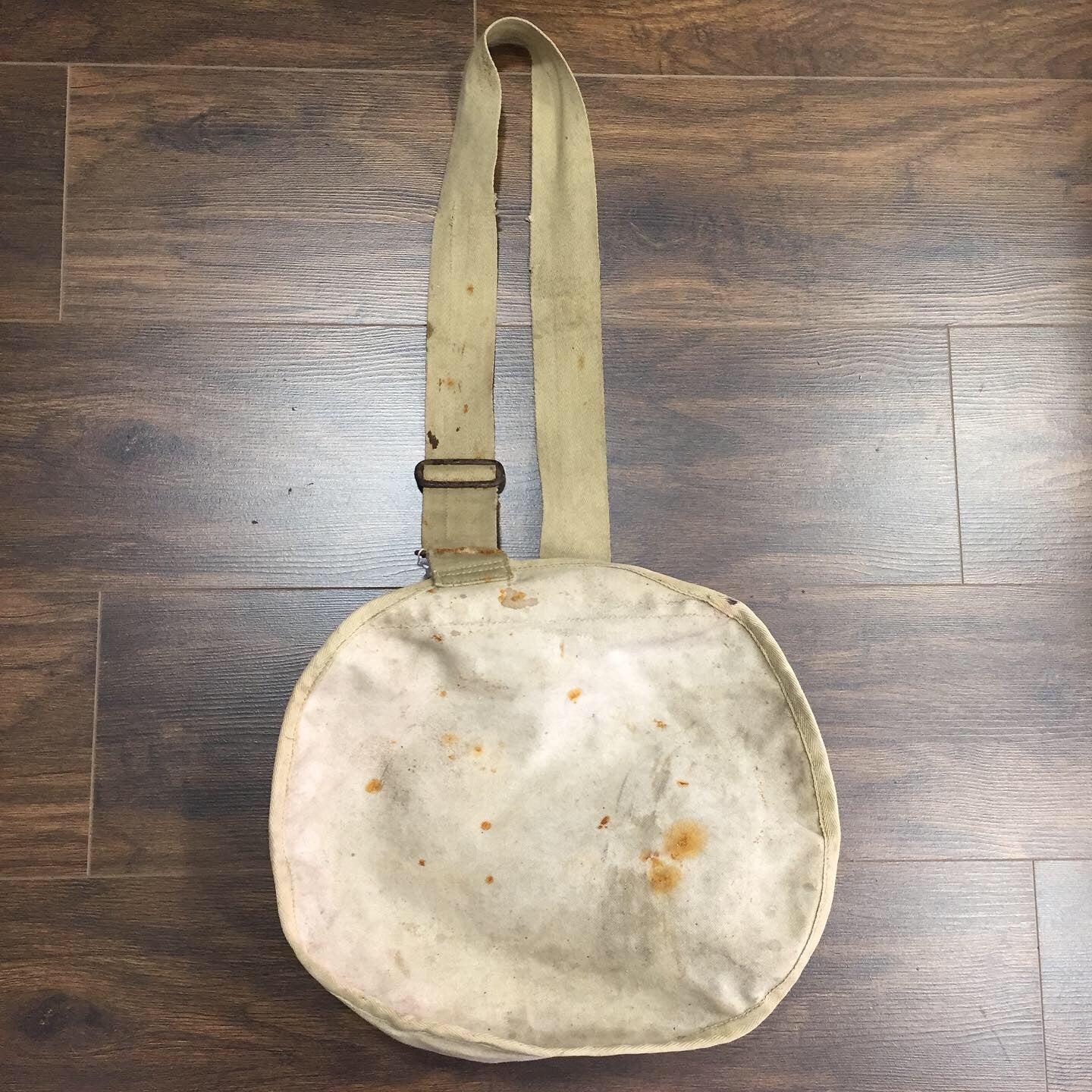 WW2 British Army canvas three gallon canteen dated 1943