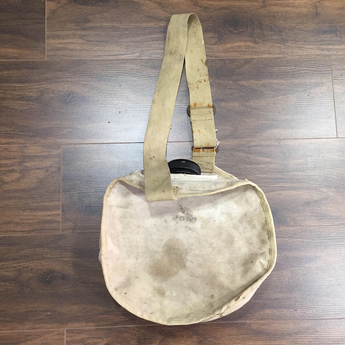 WW2 British Army canvas three gallon canteen dated 1943