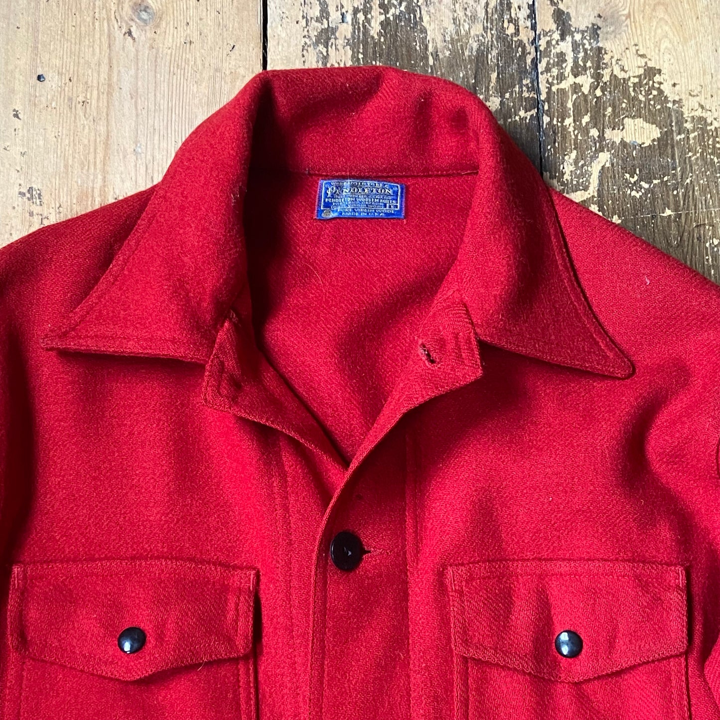 1970s Pendleton shirt jacket size large