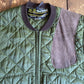 1980s Barbour quilted shooting jacket, two Royal crest, size medium