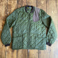 1980s Barbour quilted shooting jacket, two Royal crest, size medium