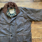 1960s/70s Maxproof wax cotton 3/4 length coat, L/XL
