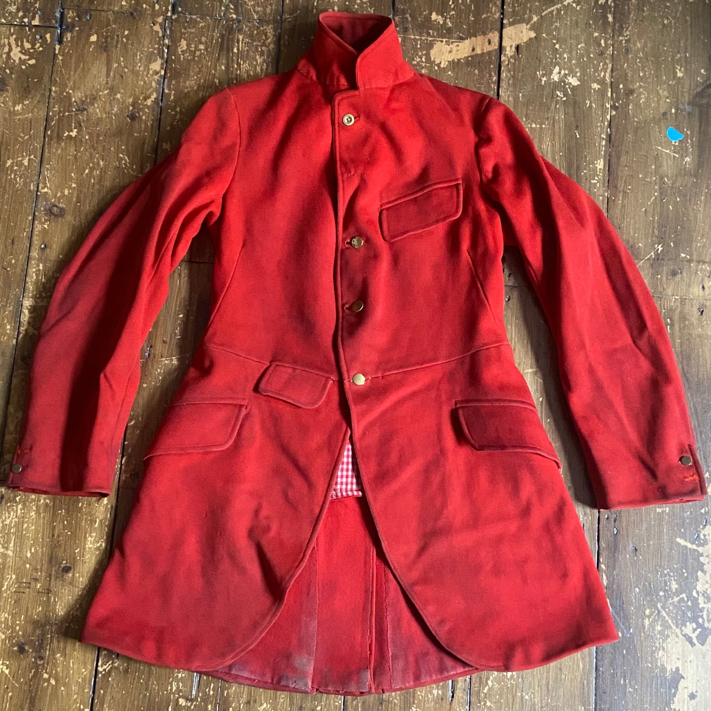 Early 20th Century bespoke handmade hunting coat, small