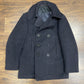 WW2 US Navy 10 button pea coat, embroidered, size small