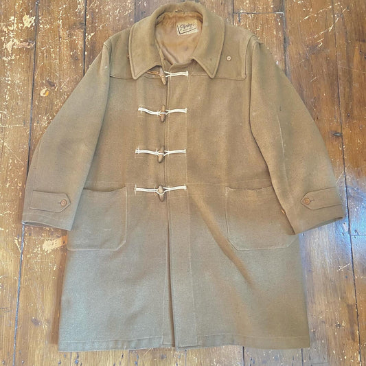 1940s Selfridges duffle coat, extra large, beautiful