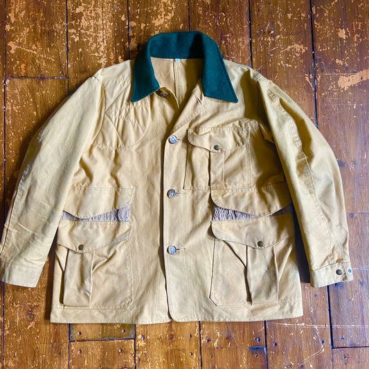 Filson duck canvas hunting jacket, size large 42