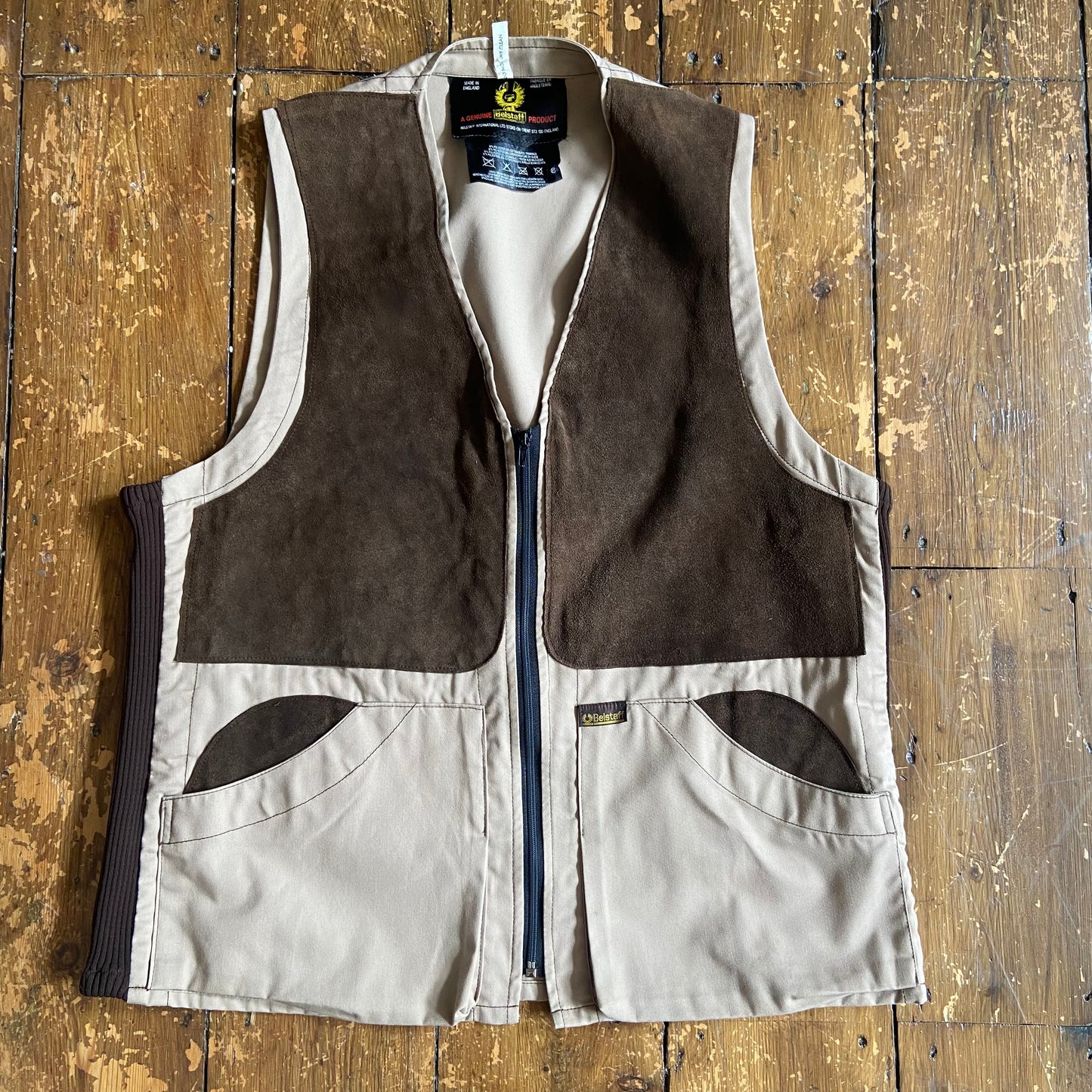 1970s Belstaff shooting vest, L/XL