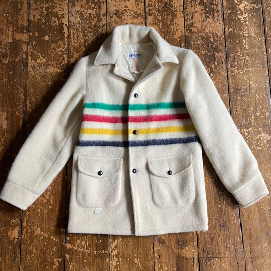 Deadstock 1970s Hudson's Bay jacket, still tagged and unworn, size medium