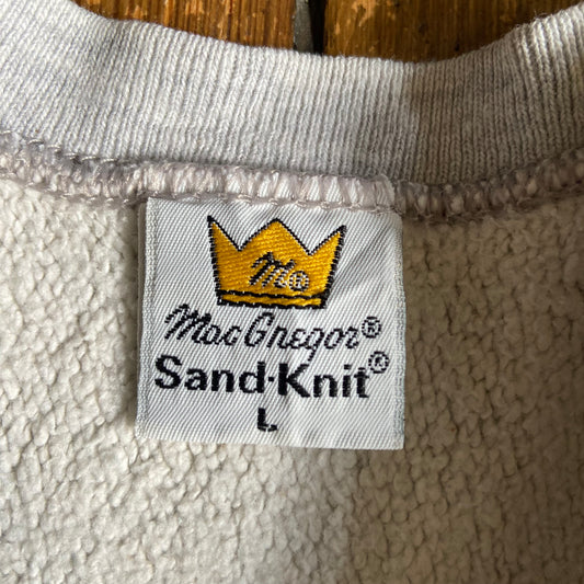 1980s reverse weave MacGregor Sand Knit sweatshirt, size large
