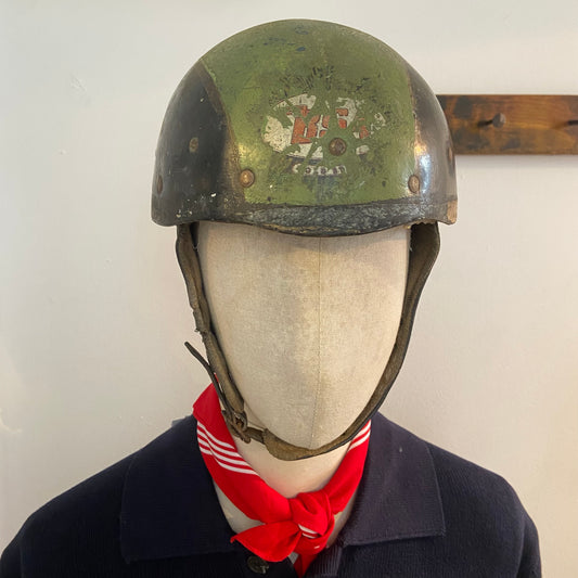 1940s 'Centurion' motorcycle helmet with BSA decal