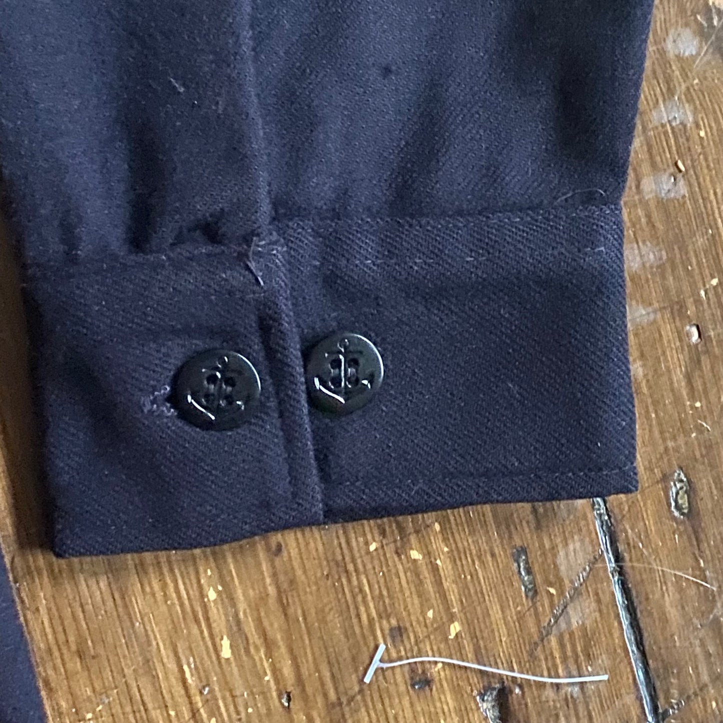 1960s US Navy wool CPO shirt, medium