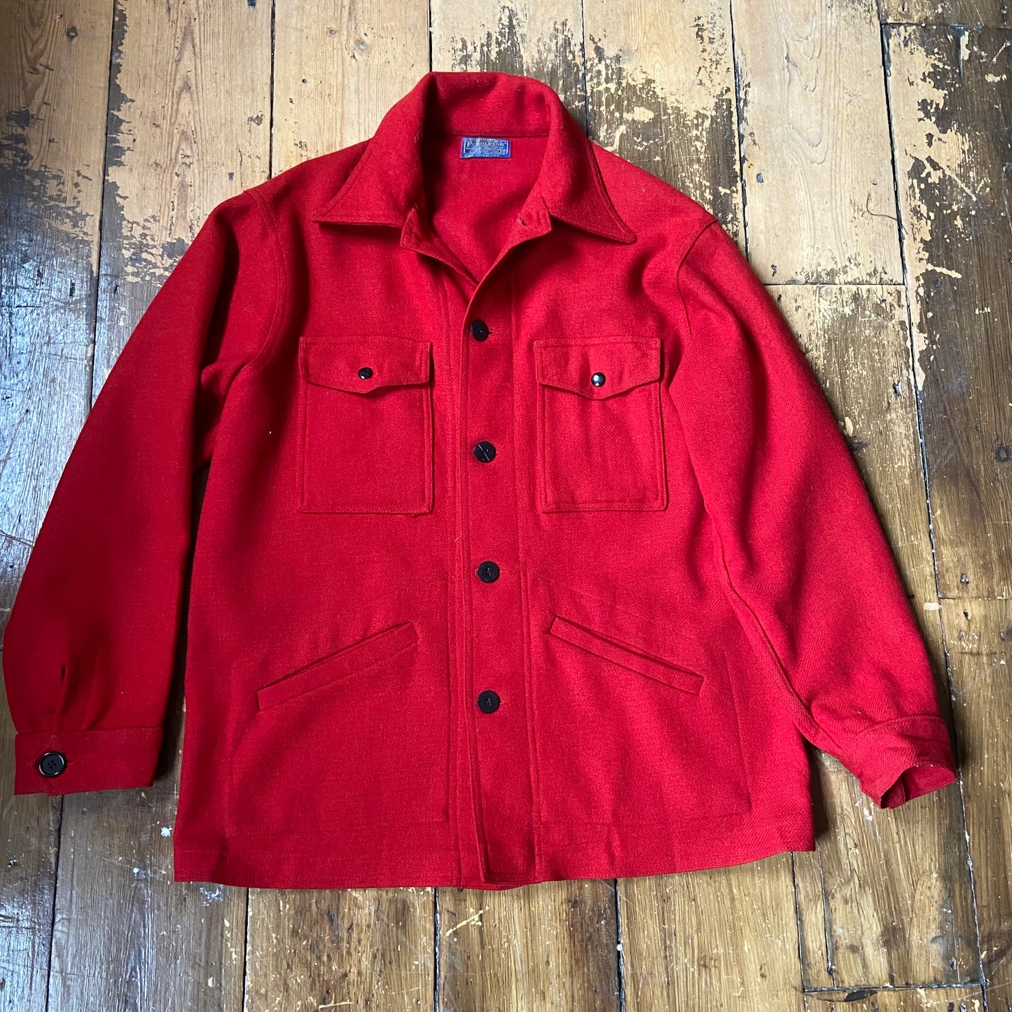 1970s Pendleton shirt jacket size large
