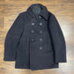WW2 US Navy 10 button pea coat, embroidered, size small