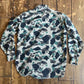 1980s LL Bean Camouflage Chamois Cloth Shirt, size medium