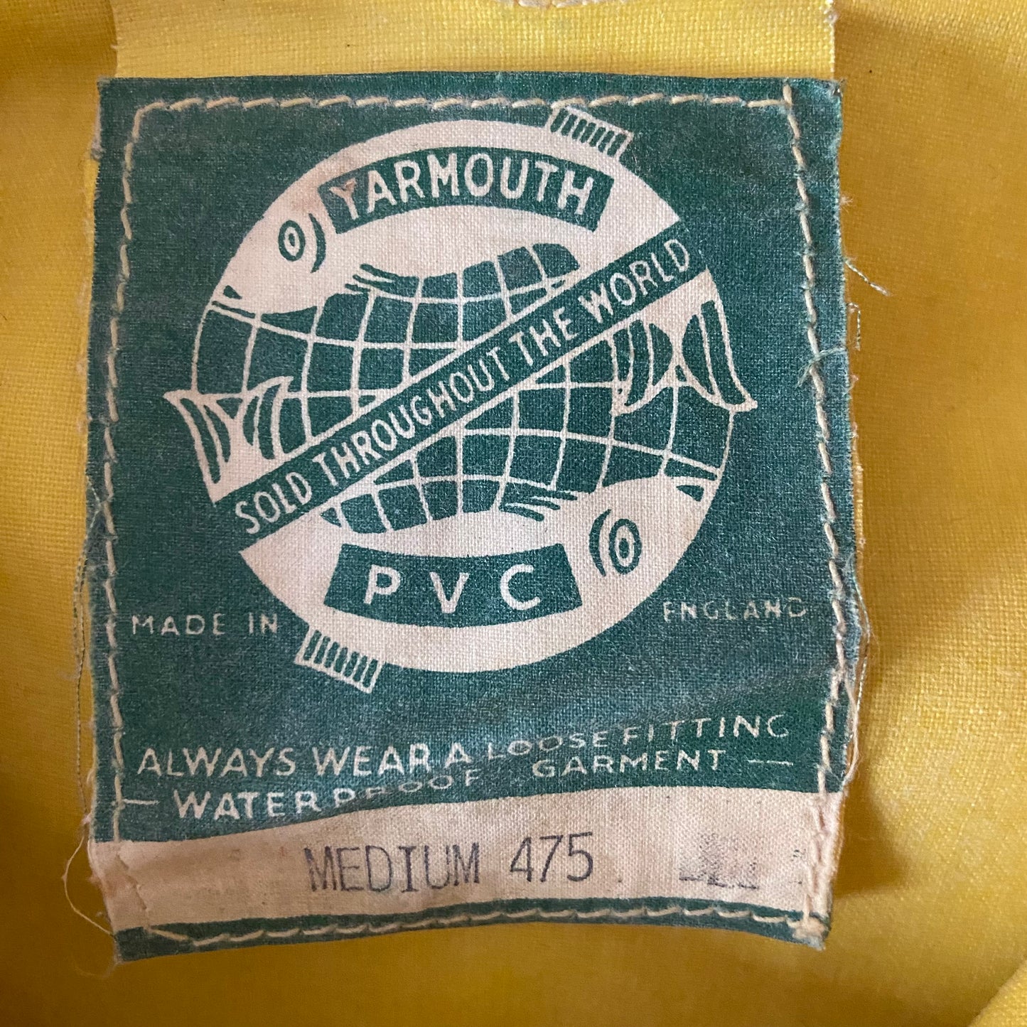 1950s Yarmouth Oilskins fisherman's smock and trousers m/l