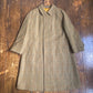 Vintage windowpane check tweed Balmacaan Raglan sleeve overcoat by Austin Reed, large