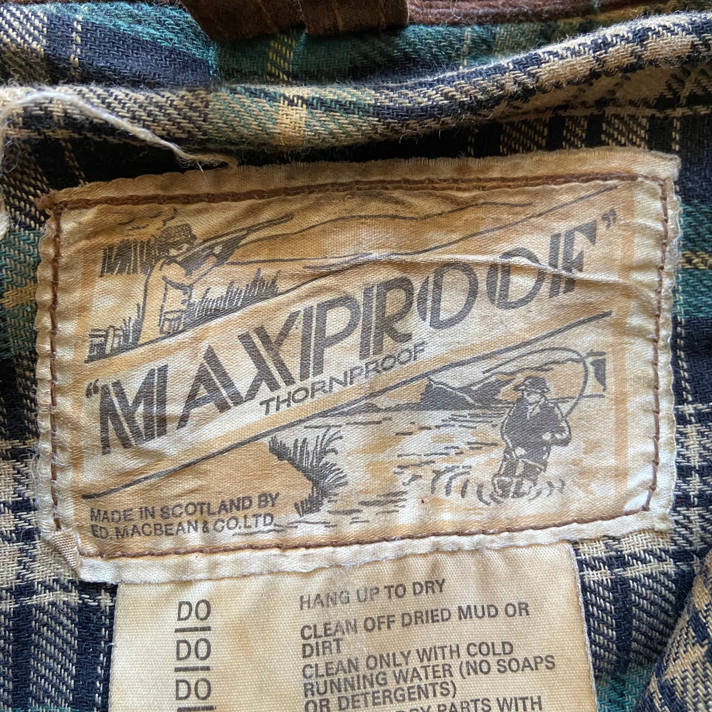1960s/70s Maxproof wax cotton 3/4 length coat, L/XL