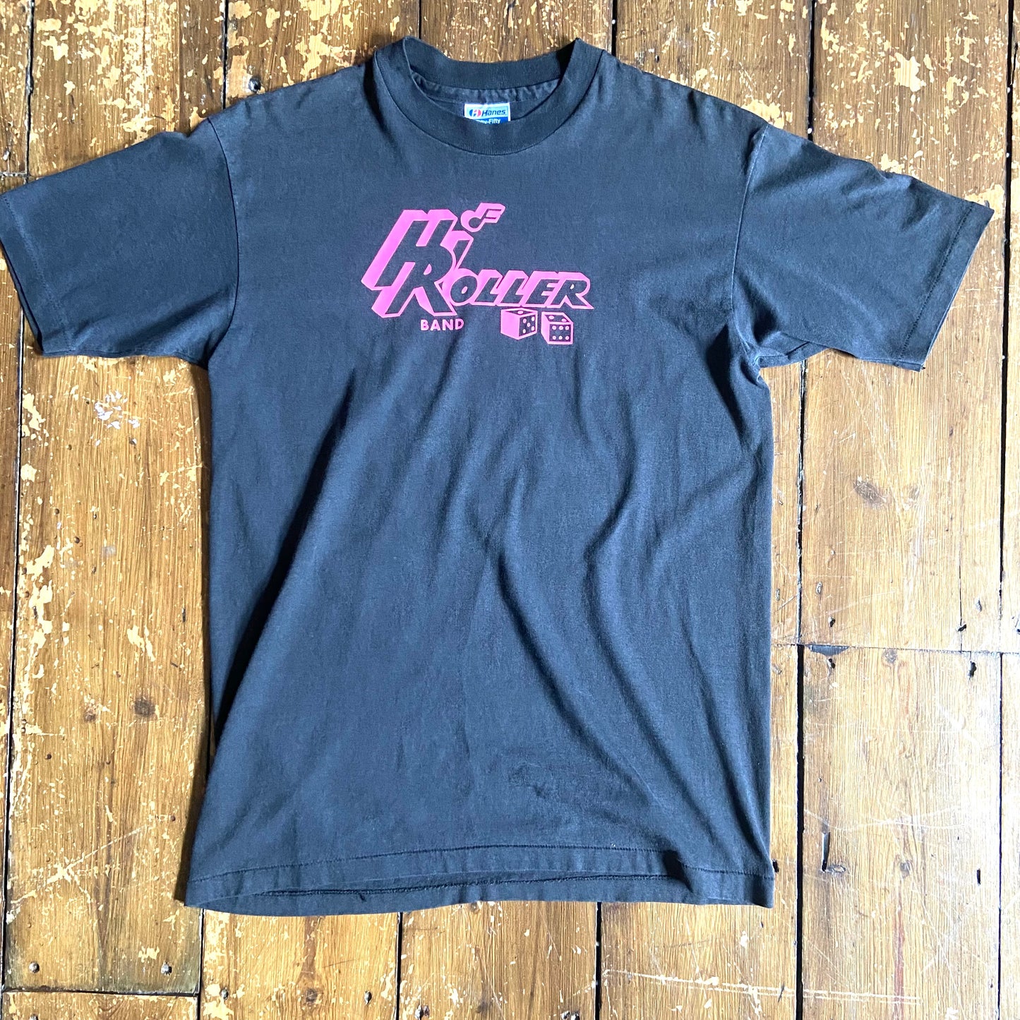 1980s single stitch Hi Roller Band t-shirt, size large