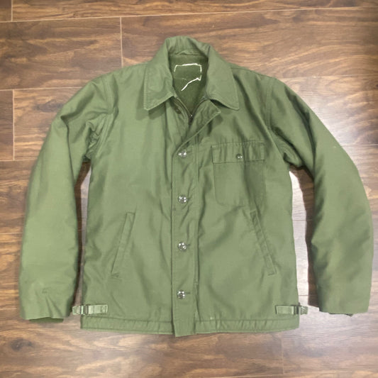 US Navy A2 deck jacket size large