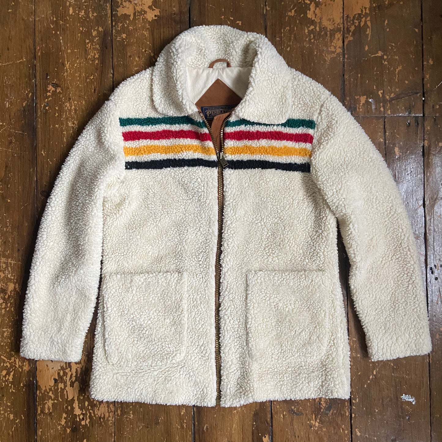 Pendleton Hudson Bay fleece jacket, medium