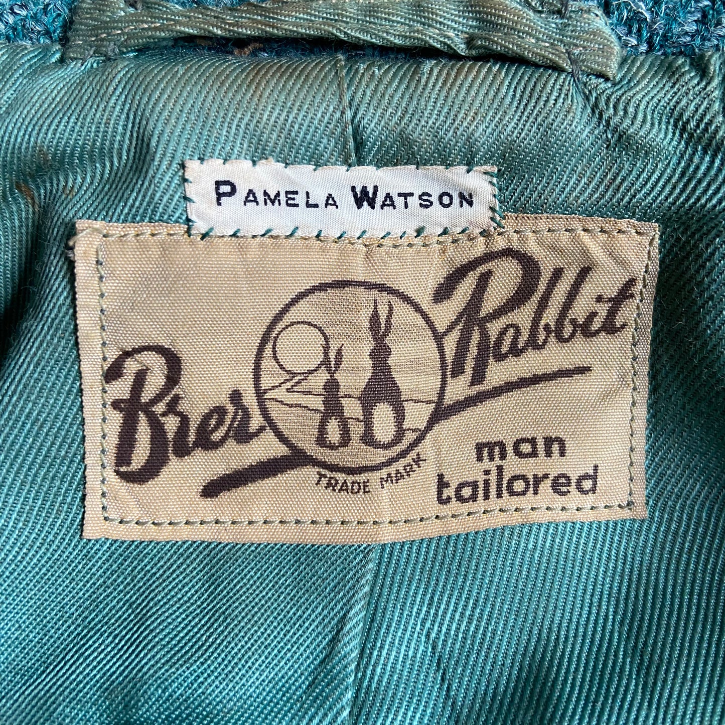 1930s Harris Tweed child's Brer Rabbit coat, v small