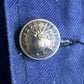 1950s/60s French Firefighters workwear jacket, size medium