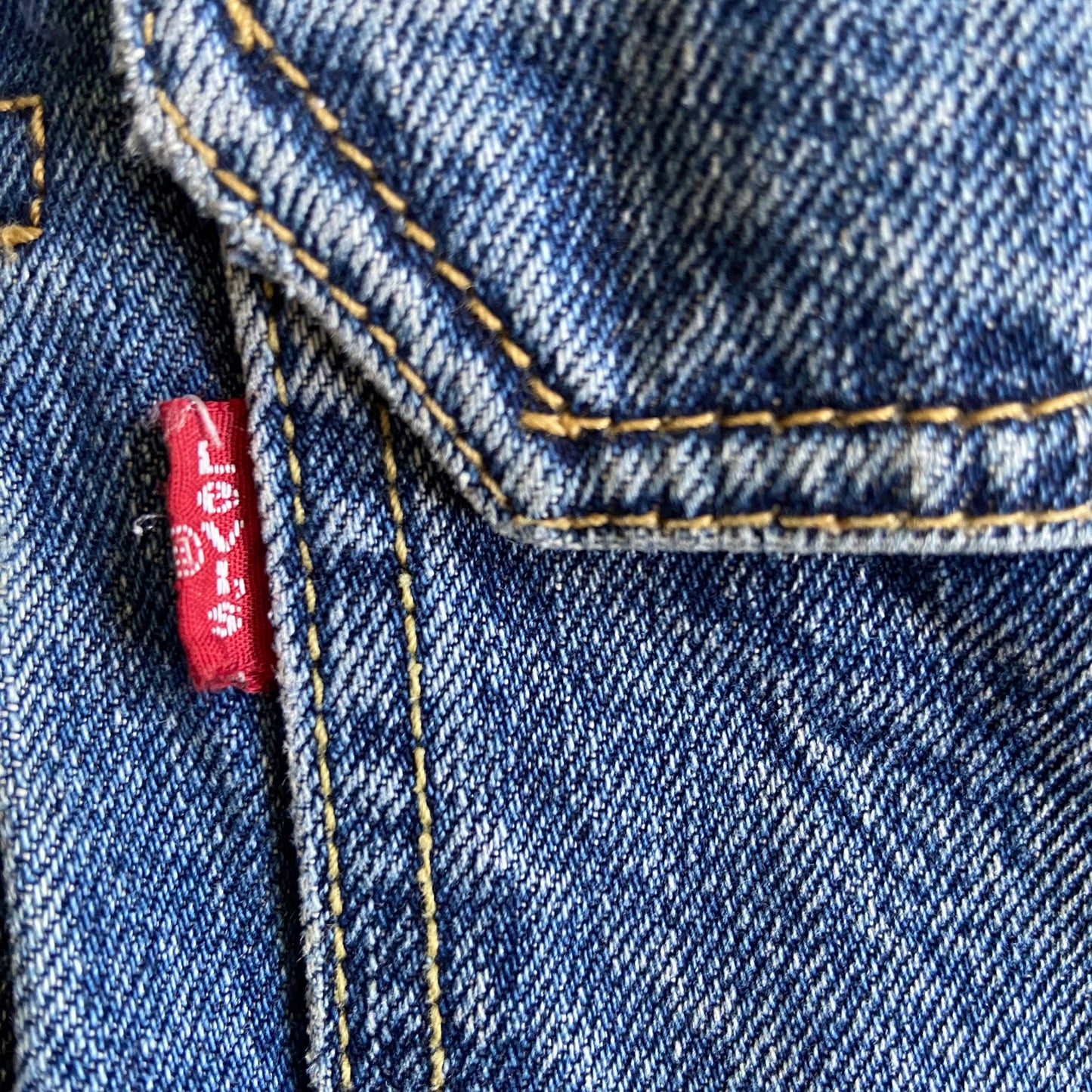 Levi's  Type 1 buckle back pleat front denim jacket, repro, medium