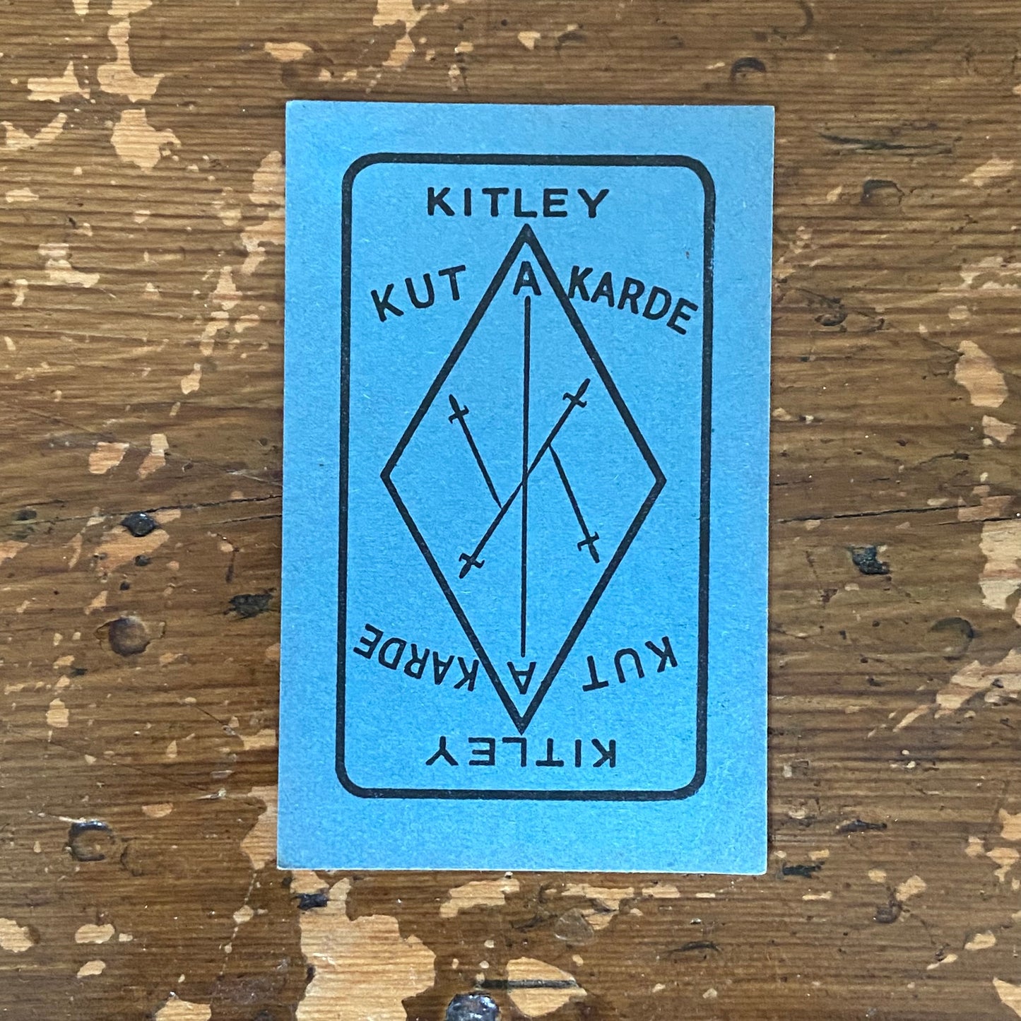Early 20th century fortune telling cards