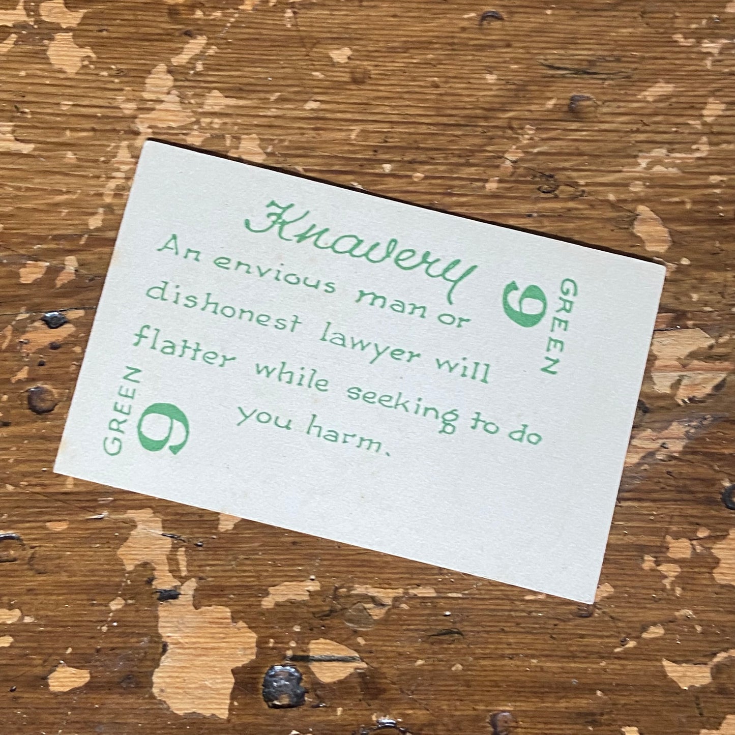 Early 20th century fortune telling cards