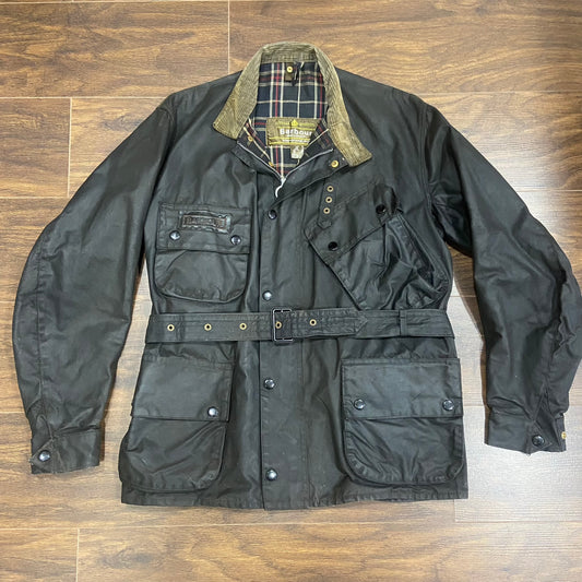 1970s Barbour International single crest gold label jacket mint condition size 44