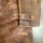 Circa 1920s leather aviation / motoring coat size large stunning