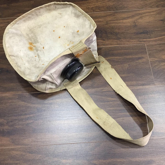 WW2 British Army canvas three gallon canteen dated 1943