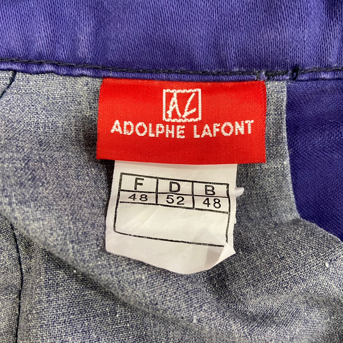 Adolphe Lafont moleskin trousers, French workwear size 38" waist